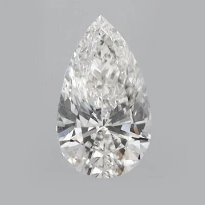 IGI Certified 0.33ct G/VS1 Perfect Pear Cut Loose Lab Grown CVD Diamond For Ring - Image 1 of 4