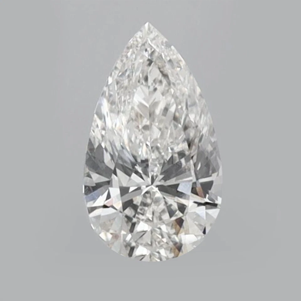IGI Certified 0.33ct G/VS1 Perfect Pear Cut Loose Lab Grown CVD Diamond For Ring - Image 1 of 4
