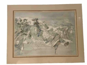 Sire La Ville Est Prise Claude Weisbuch Lithography 1970/80 Signed - Picture 1 of 5