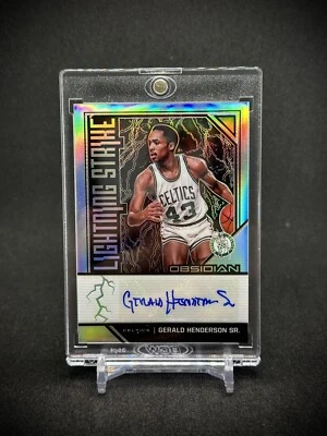 Gerald Henderson Sr 2019 Obsidian Lightning Strike Signatures /99 SP Celtics - Image 1 of 2