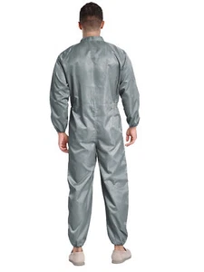 Mens Romper Warehouse Bodysuit Worker Mechanic Jumpsuit Utility Coveralls Work - Picture 1 of 69