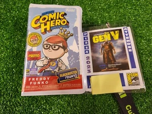 SDCC 2023 Funko Rewind Freddy Funko - Comic Hero with Official SDCC Sticker - Picture 1 of 2