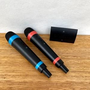 ๐น Official Singstar Playstation 3 & 2 Microphone Mic Set With Wireless Receiver - Picture 1 of 7