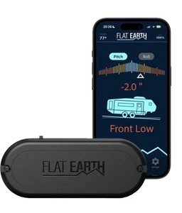 Flat Earth RVenture kabelloses Wohnmobil-Nivelliersystem mit App Echtzeitmessungen neu - Bild 1 von 24