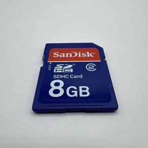 Sandisk 8GB SD Card SDHC Memory Card Used - Picture 1 of 1