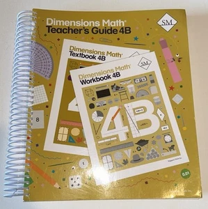 Dimensions Math Teacher's Guide 4B by Not Available (Spiral) - Picture 1 of 3