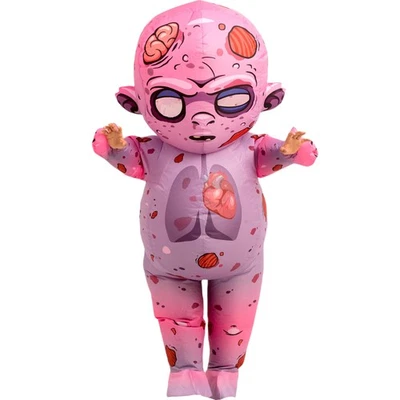 Inflatable Costume Adult,Blow Up Zombie Suit,Scary Halloween Costumes for Men... - Image 1 of 4