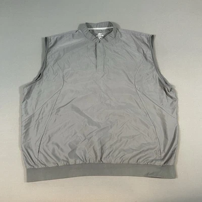 Sunice Golf Vest Mens 3XL Classic Fit Gray Polyester 1/4 Zip Pullover - Image 1 of 4