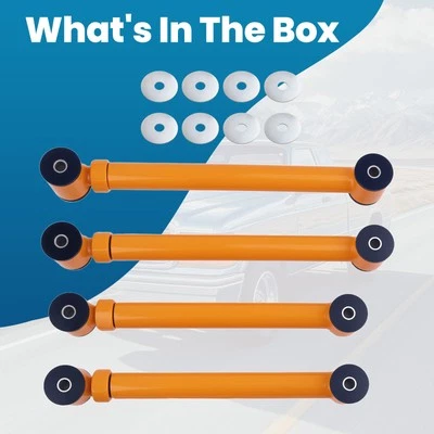 4x Adjustable Front Control Arm Set 0-6'' inch Lift for Dodge Ram 3500 1994-2012 - Image 1 of 4