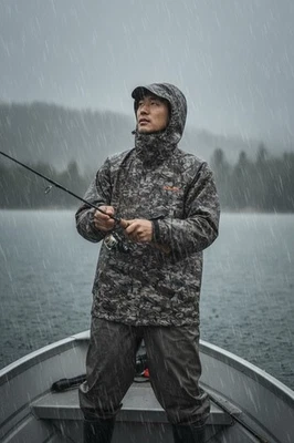 Grundens Neptuno Chaqueta de Pesca Para Hombres XL Azul Marino Oscuro Equipo de Lluvia Abrigo Impermeable Nuevo con Etiquetas Foto 1 de 4
