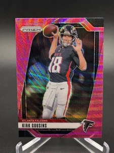 2024 Prizm Kirk Cousins Pink Wave Prizm No. 10 - Picture 1 of 10