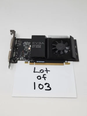 Lot of 103 EVGA NVIDIA GeForce GT 1030 Graphics Card 2 GB GDDR5 02G-P4-6338-KR - Image 1 of 2