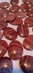 Natural Ocean Jasper Polychrome Landscape 25 40mmx30mm Oval Cabs Jewelry Making - Picture 1 of 2