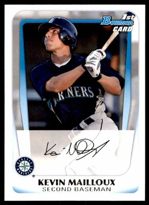 2011 Bowman Prospects ! Kevin Mailloux Seattle Mariners #BP56 - Image 1 of 2