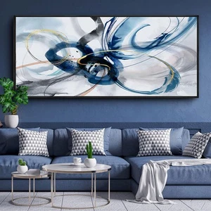 Extra Large Wall Art - Abstract Huge Canvas Picture Wall Decor Living Room Ov... - Picture 1 of 6