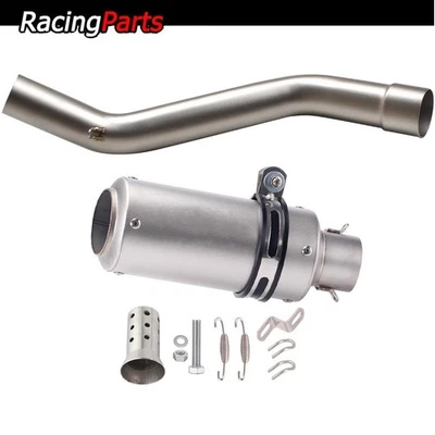 For Kawasaki Ninja ZX10R 2008-2020 Bolt-on System Exhaust Mid Pipe Muffler - Изображение 1 из 4