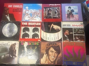 Classic Rock, Soul & Legends Vinyl Lot (12 Records) Beatles, Hendrix, Elvis - Picture 1 of 8