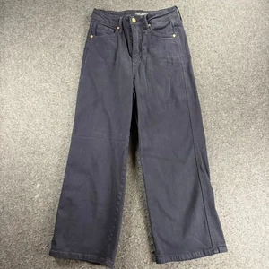 Judy Blue Dark Wash Wide Leg Crop Jeans Gr. 3/26 Garment Dyed - Bild 1 von 8