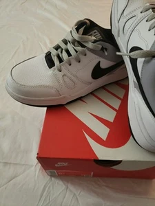 Nike Full Force Lo (Gs) Größe 6,5y Weiß/Schwarz/Zinn Top Zustand - Bild 1 von 6