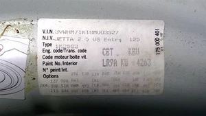 Ignition Switch Conventional Ignition Key Start Fits 05-14 JETTA 234055 - Picture 1 of 11