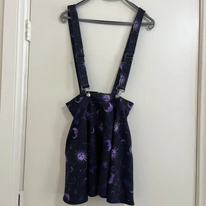 Hot Topic Celestial Suspenders Skirt Sz S/M Whimsigoth Fairy Grunge Festival. - Picture 1 of 8