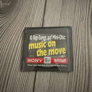Minidisc Minidisk Sampler 1998 music on the move Sony auto Hifi 10 Top Songs - Bild 1 von 5