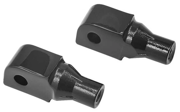 Kuryakyn Tapered Peg Adapter Mounts Gloss Black Rear #8866 - Image 1 of 1