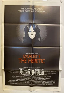 The Exorcist II The Heretic (1977) 27x41 S/S Original 1sh Final (VG) Poster - Bild 1 von 1