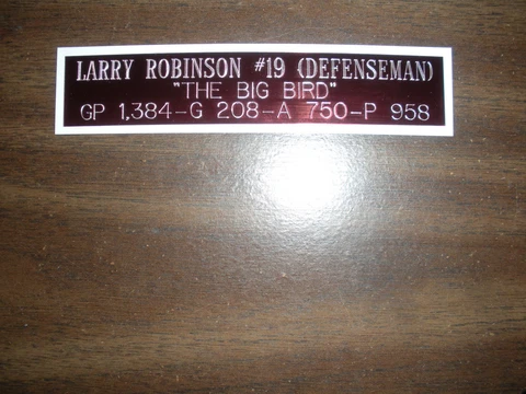 MONTREAL CANADIENS NAMEPLATES FOR SIGNED PUCK DISPLAYS-JERSEY CASES Cover