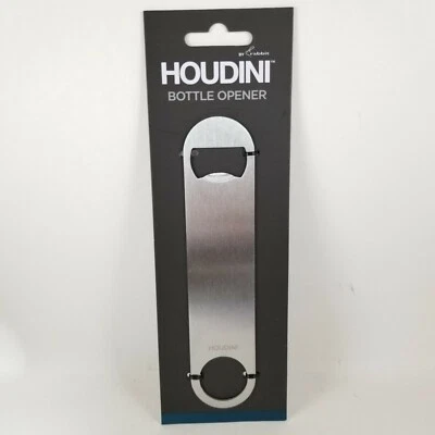Houdini Handheld Stainless Steel Bottle Opener.. New  - Image 1 of 4