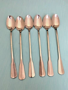 6 cucharas de té helado COLONIAL ARTISTRY DE LUJO HH Oneida cubiertos de acero inoxidable 7 1/2" - Imagen 1 de 6