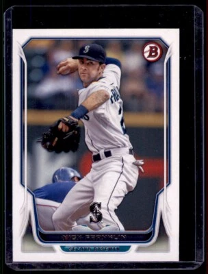 2014 Bowman Nick Franklin 2130 Seattle Mariners #195 - Image 1 of 2