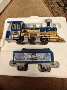 Hawthorne Village Snow Town Express Train Set Bradford Exchange 2010 Set - Picture 1 of 4