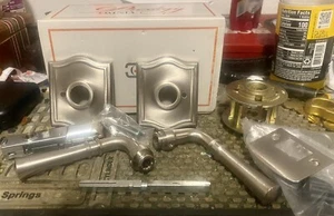 2ct Omnia Prodigy 785AR/X238F. PR US15 Privacy Lever 2 3/8" bkst - Picture 1 of 6