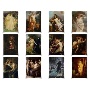 Greek God Poster Fabric Print -  Mythology Goddess Athena Zeus Wall Art A3 - Picture 1 of 22