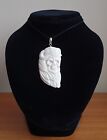 Hand Carved By Local Artisans In Bali Carved Bone Necklaces Indian War Skull 1