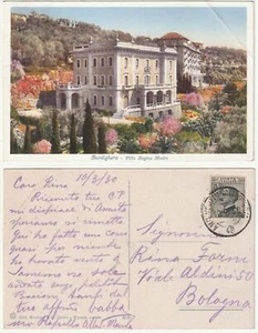 BORDIGHERA - IMPERIA - VILLA REGINA MOTHER - REISE 1930 -98650- - Bild 1 von 1