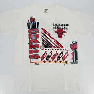 Vintage Chicago Bulls 1992 World Champs Shirt XL Salem Sportswear All Over Print - Bild 1 von 10