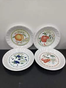 Vintage Himark Golden Pie Collection Dishwasher Safe Dessert Plates Lot of 4 - Picture 1 of 12
