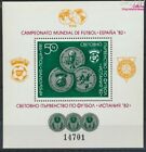 Briefmarken Bulgarien 1981 Mi Block111 postfrisch Fußball (9723370