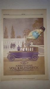 1921 ORIGINAL REKLAME SCHLESINGER WERDOHL VOLL & RUHRBECK CHARLOTTENBURG - Bild 1 von 2