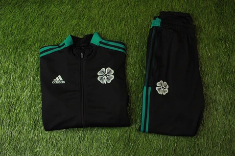 CELTIC 2021-2022 FOOTBALL SUIT TRACK TOP JACKET AND PANTS TRAINING ADIDAS SIZE M Cover