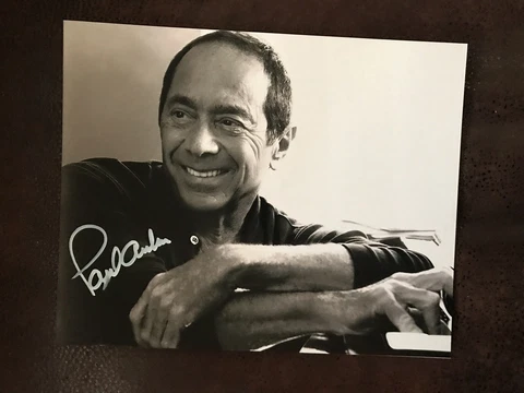 Paul Anka Signed 8 X 10 Photo Autographed Cover