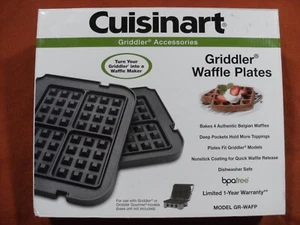 Cuisinart GR-WAFP Griddler Waffle Plates - bpa free - nonstick - dishwasher safe - Picture 1 of 7