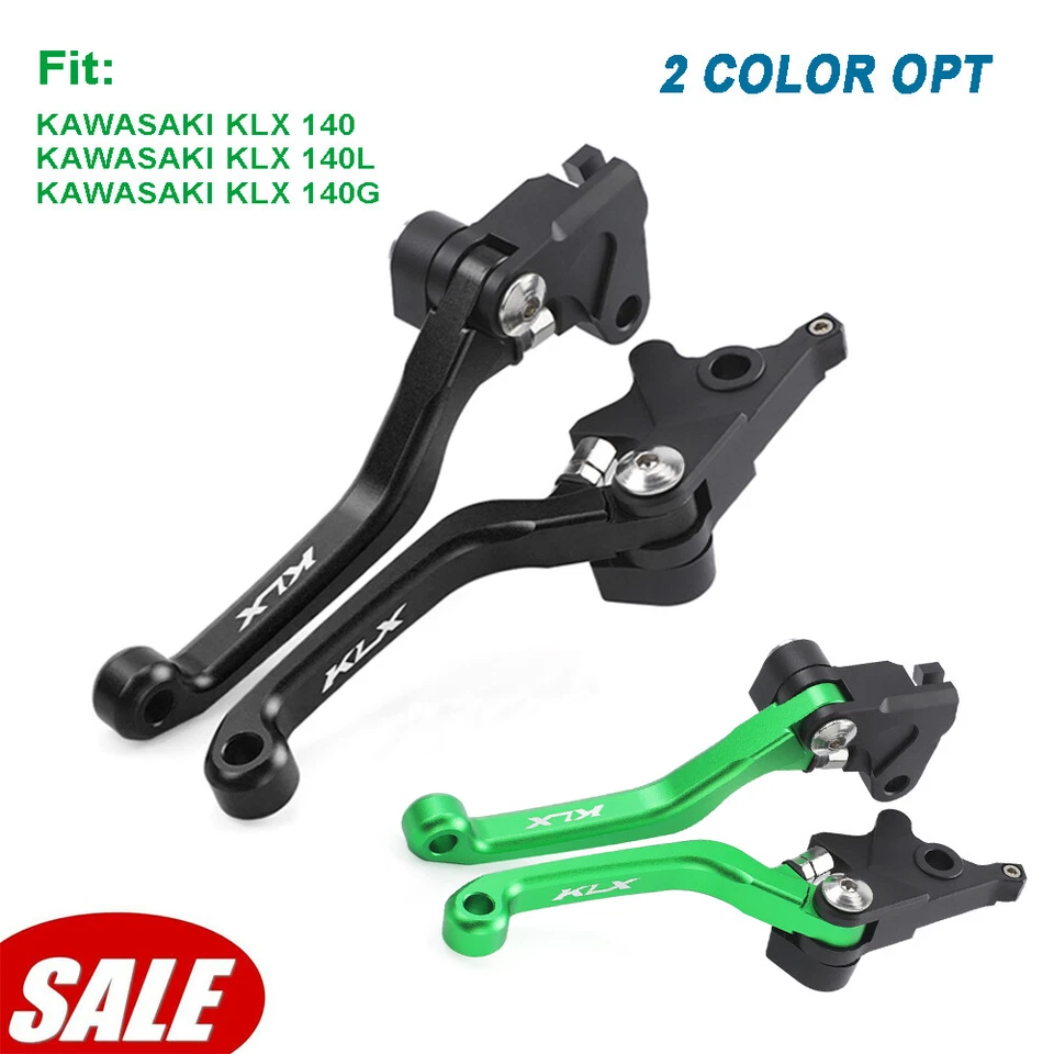 Para KAWASAKI KLX 140 140L 140G 140R 2021 Off-Road CNC Mango Palancas de embrague de freno Foto 1 de 4