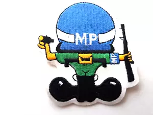 Military Patch Police Shortie Sew On Color New - Picture 1 of 3