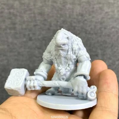 1.5'' Troll Monster Blood Rage Miniatures Board Game Figures Role Playing Models - Image 1 of 3