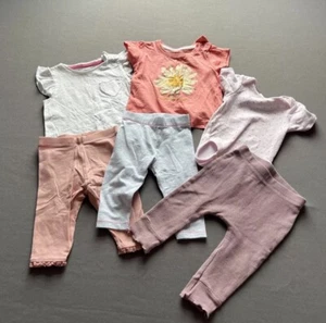 Kleidungspaket Neugeborenes Baby Mädchen 3-6 Monate erste Größe Outfits Set Hosen Tops - Bild 1 von 10