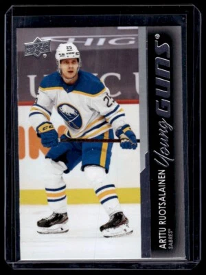 2021-22 Upper Deck Series 1 Young Guns Arttu Ruotsalainen Rookie #221 Buffalo - Image 1 of 2