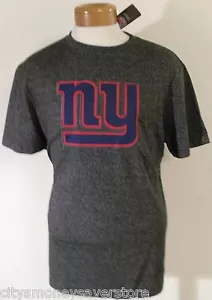 NWT Majestic New York Giants Mens S/S Applique Logo T-Shirt L Grey MSRP$35 - Picture 1 of 3